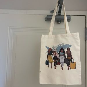 Custom-made canvas tote bag
